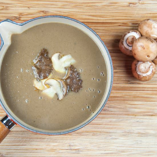 How to Make Wild Mushroom Soup - Recipe photo by The Yum Yum Club