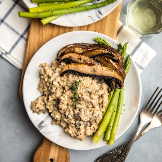Hearty Mushroom Risotto - Recipe photo by from my bowl