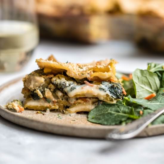 Vegetable Lasagna with White Sauce - Recipe photo by from my bowl