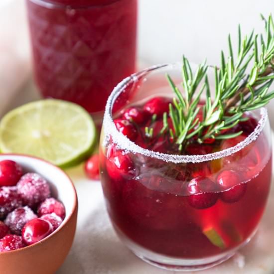 Cranberry Margaritas - Recipe photo by The Home Cooks Kitchen