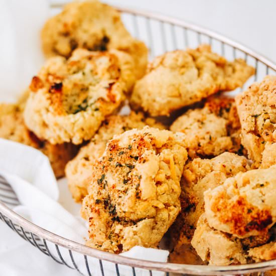 Vegan Garlic Cheddar Biscuits - Recipe photo by DineLikeShay