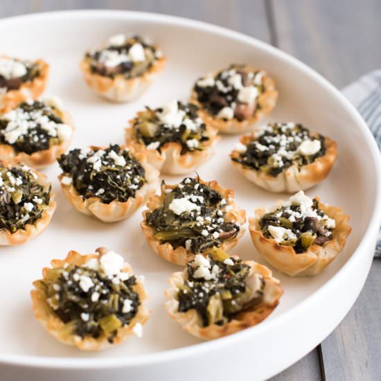 Southern-Style Spanakopita Cups - Recipe photo by mymoderncookery