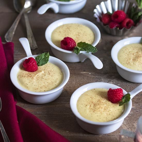 Eggnog Pots de Crème - Recipe photo by URBANBAKES