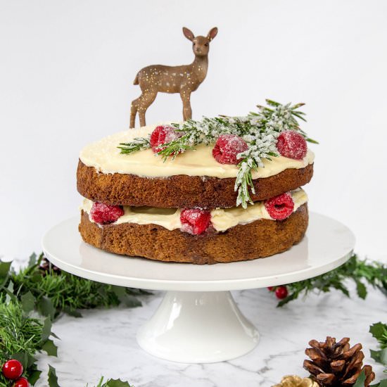 Gingerbread Cake with Cream Cheese - Recipe photo by Lip-SmackingFood