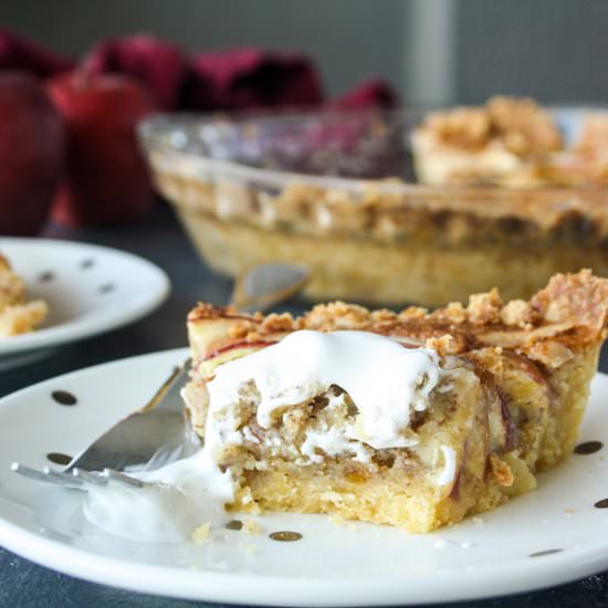 Apple Orange Frangipane Tart - Recipe photo by The Desserted Girl