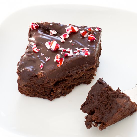 Peppermint Brownies - Recipe photo by ChefSavvy