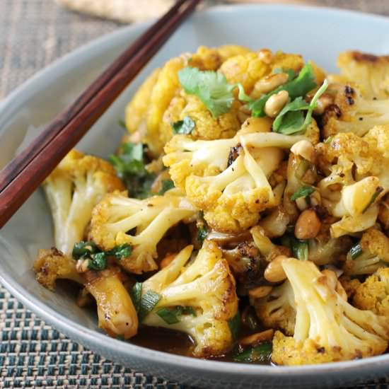Kung Pao Cauliflower - Recipe photo by Food Gal