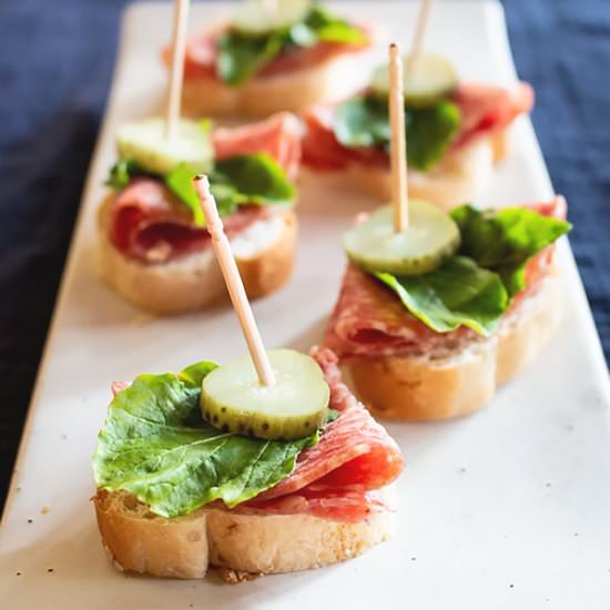 Quick Salami Appetizer - Recipe photo by MasalaHerb