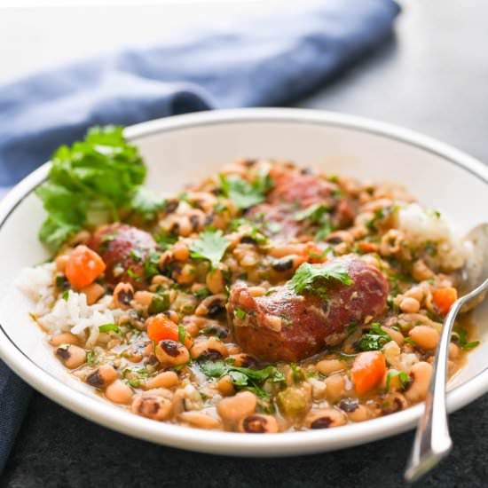 Instant Pot Hoppin John Soup - Recipe photo by garlic and zest