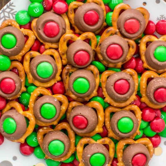 Reindeer Noses Treats - Recipe photo by peasandpeonies
