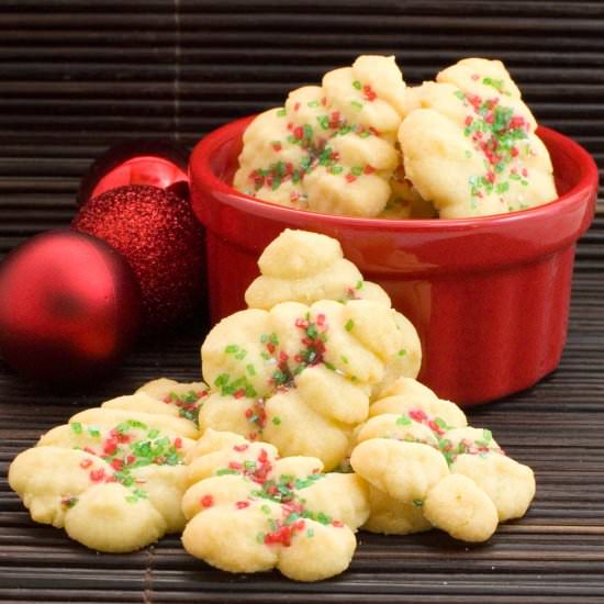 Lemon Cookie Press Cookies - Recipe photo by Share The Recipe