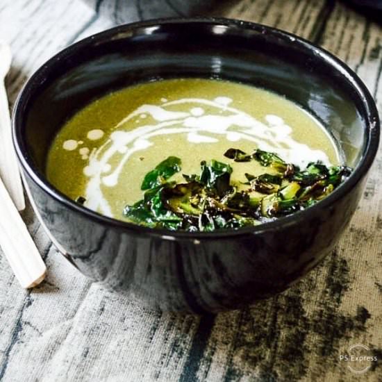 KETO SPINACH SOUP - Recipe photo by Mydaintysoulcurry