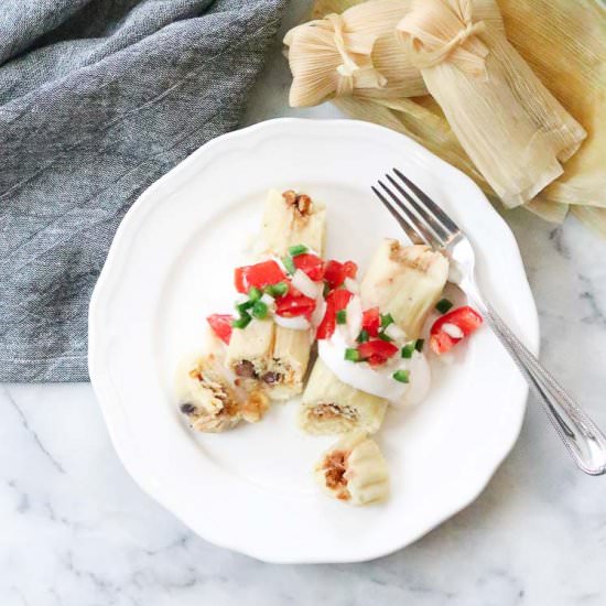 Vegan Tamales Made Easy - Recipe photo by veganblueberry