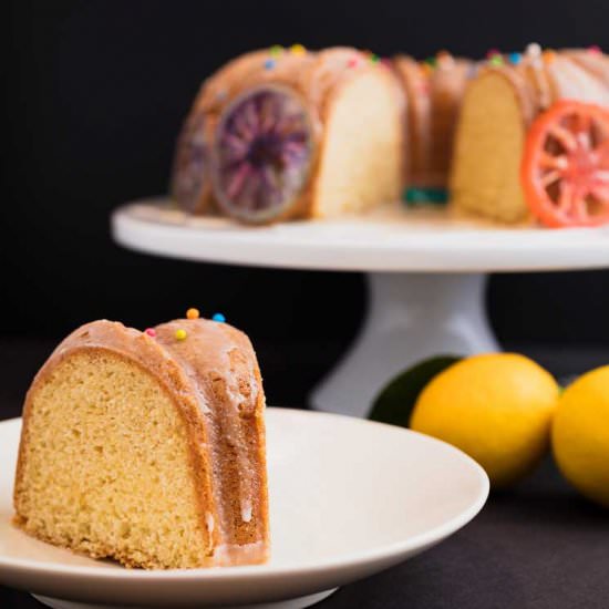 Vegan Lemon Cake - Recipe photo by vegandollhouse