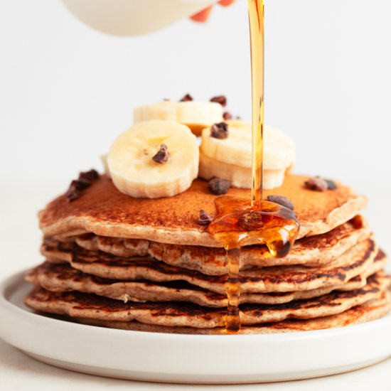 Vegan Pancakes - Recipe photo by simple vegan blog