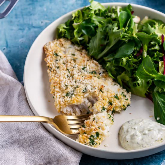 Parmesan Breaded Fish - Recipe photo by TheCookReport