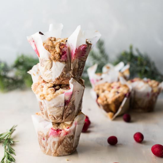 Cranberry Rosemary Muffins - Recipe photo by hungerthirstplay