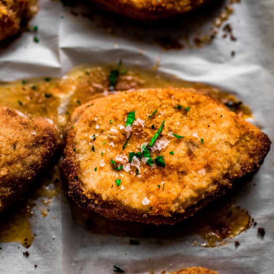 Shake n Bake Pork Chops - Recipe photo by platingsandpairings
