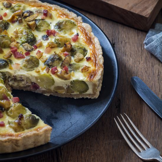 Easy Brussels Sprouts and Chestnut - Recipe photo by thehealthytart