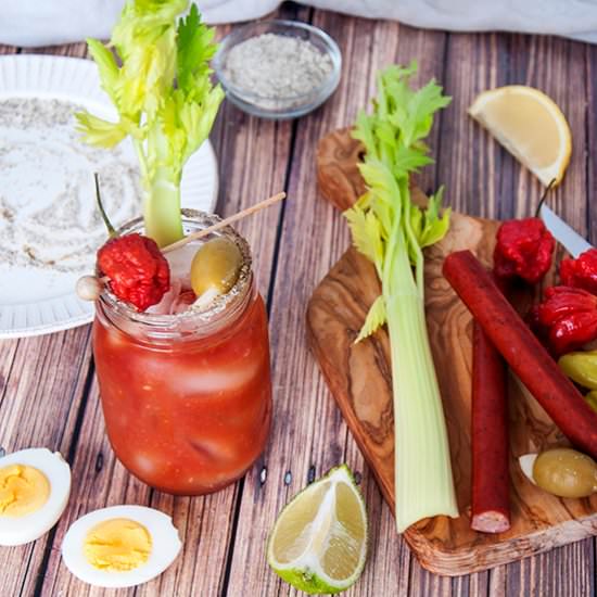World's Spiciest Bloody Mary - Recipe photo by ramshacklepantry