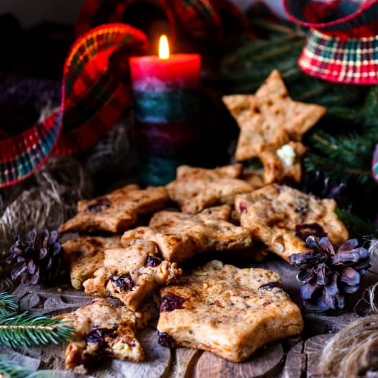 Cheddar Cranberry Walnut Biscuits - Recipe photo by havocinthekitchen