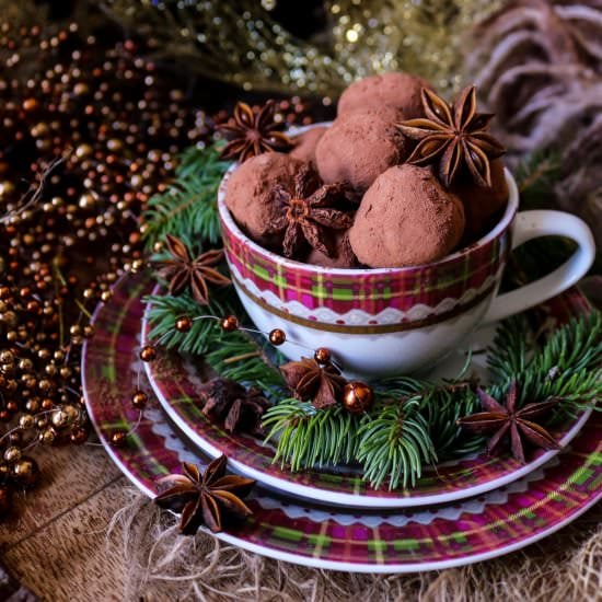Gingerbread Chocolate Truffles - Recipe photo by havocinthekitchen