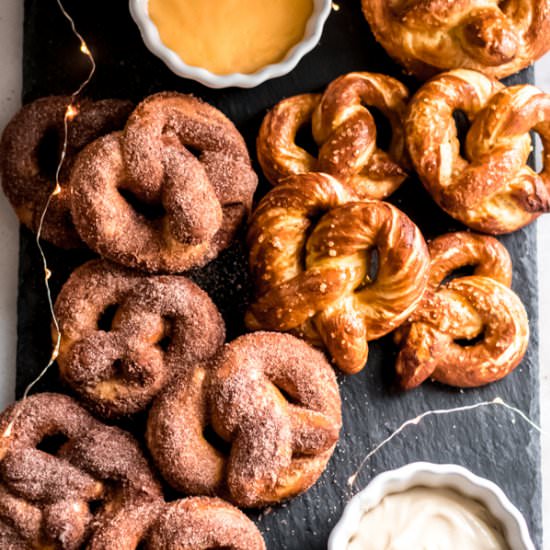 Shortcut Soft Pretzels - Recipe photo by bluebowlrecipes
