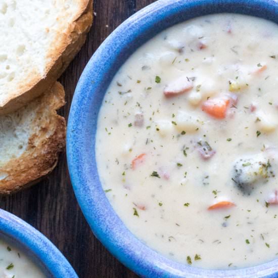 Loaded Potato Soup - Recipe photo by thereciperevival