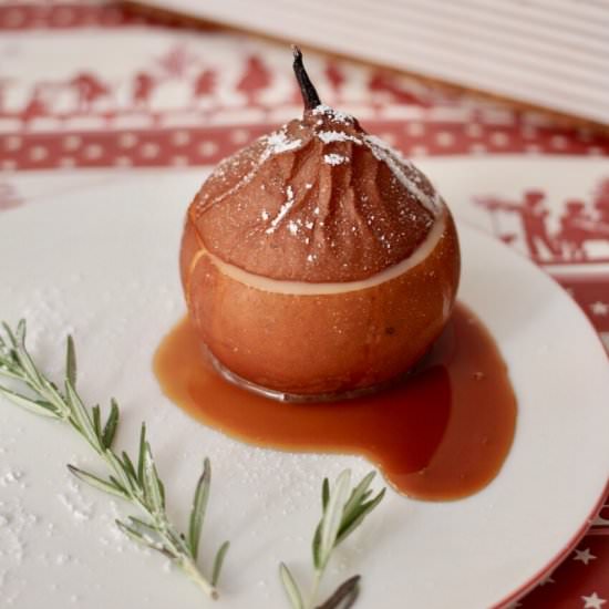 Roasted pear with cranberry filling - Recipe photo by Home_of_Happy