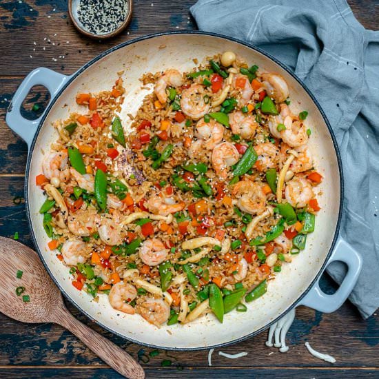 Easy Shrimp Fried Rice - Recipe photo by Blondelish.com