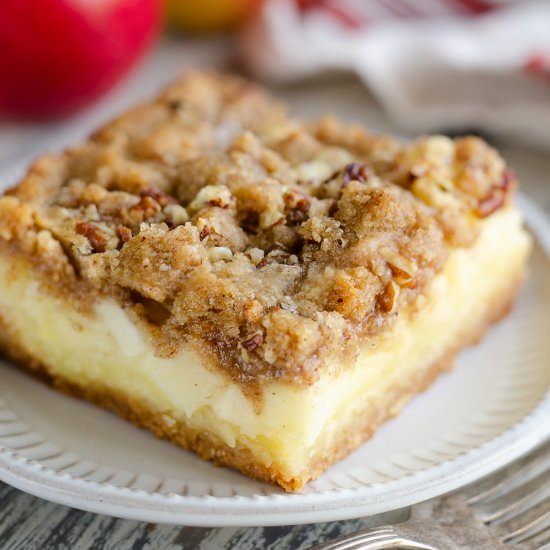Apple Pecan Custard Dessert - Recipe photo by The Creative Bite