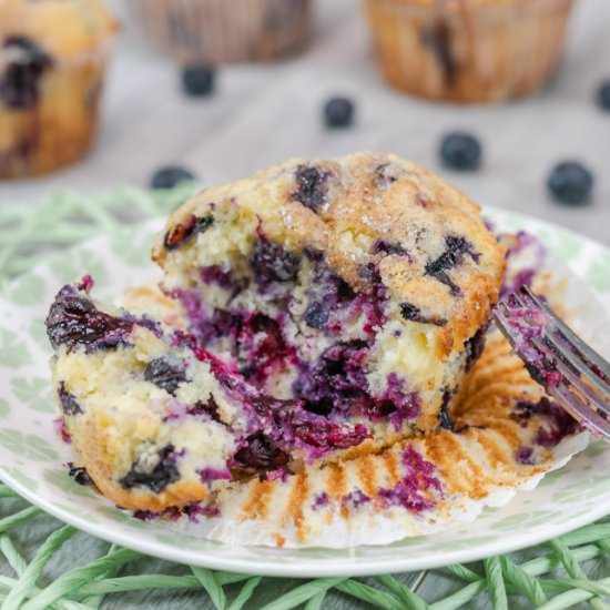 Jumbo Blueberry Muffins - Recipe photo by MamaNeedsCake