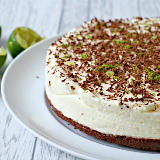 No Bake Lime Cheesecake - Recipe photo by Apply to Face Blog