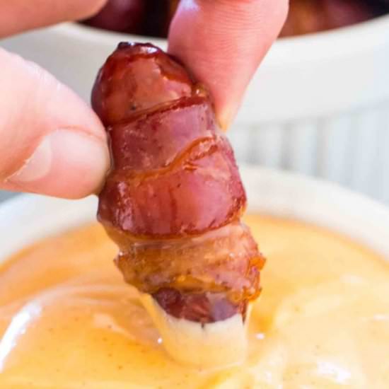 Bacon Wrapped Smokies - Recipe photo by 30minutesmeals