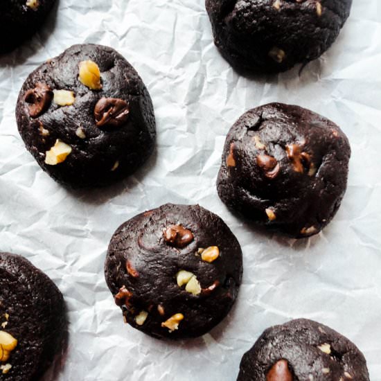 Deep Dark Brownie Cookies - Recipe photo by spatulainmypocket