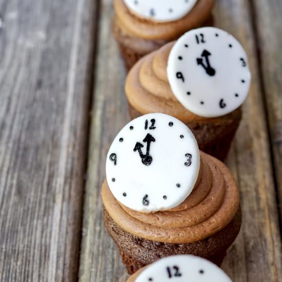 Chocolate Mocha Countdown Cupcakes - Recipe photo by simmerandsauce
