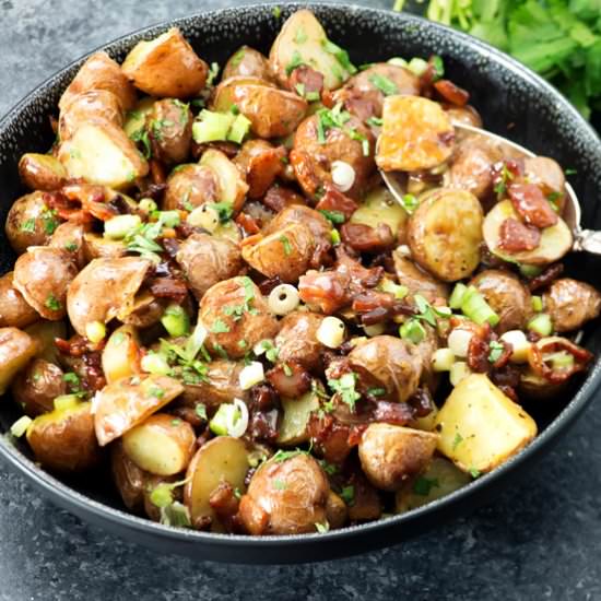 Roasted Potato Salad - Recipe photo by Barbara Curry