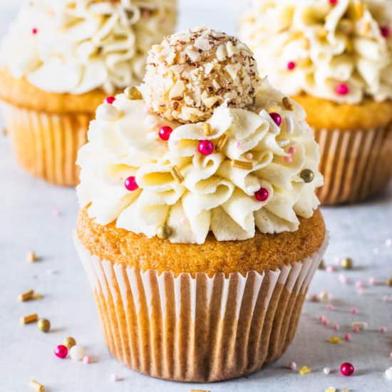 Almond Cupcakes - Recipe photo by piesandtacos