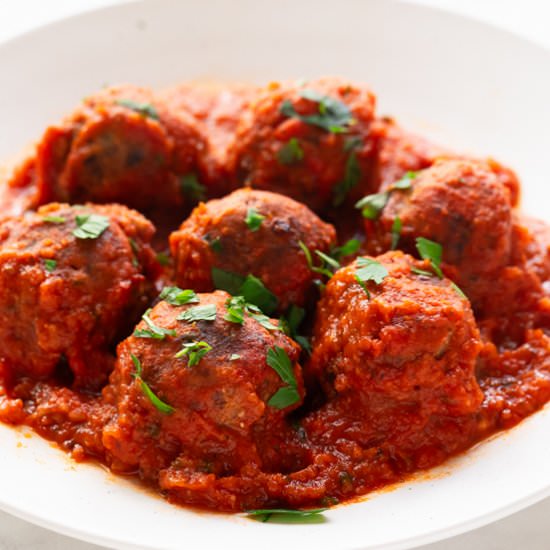 Vegan Meatballs - Recipe photo by simple vegan blog