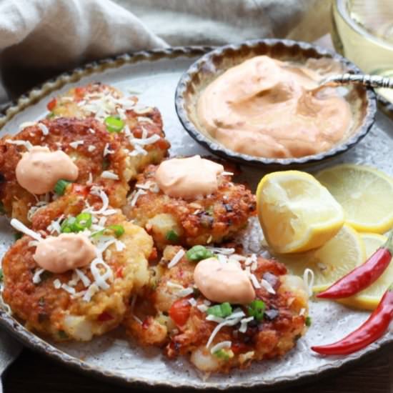 Gluten-Free Shrimp Cakes - Recipe photo by asiancaucasian