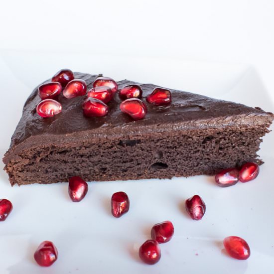 Chocolate Cake with Frosting - Recipe photo by cleanfooddirtygirl