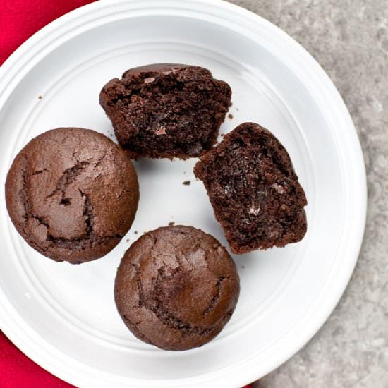 Vegan Double Chocolate Muffins - Recipe photo by TheVegan8