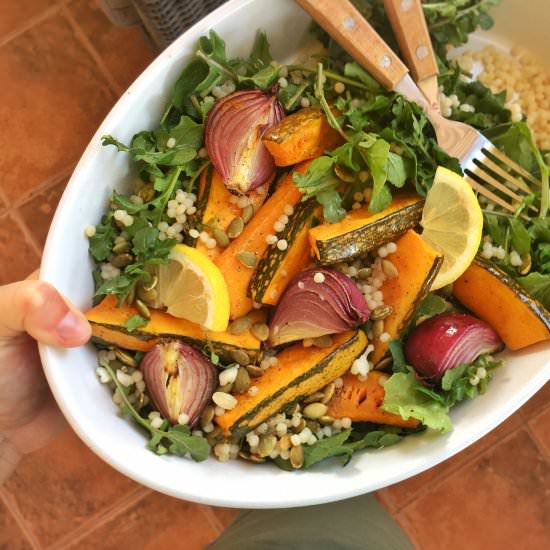 Roasted Pumpkin Salad - Recipe photo by June-dArville