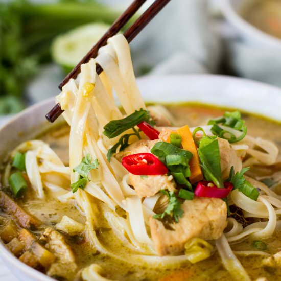 Thai Chicken Noodle Soup - Recipe photo by gingerwithspice
