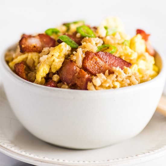 Quick Keto Fried “Rice” - Recipe photo by BakingMischief