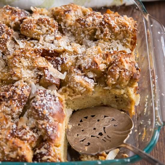 Coconut French Toast Casserole - Recipe photo by Wild wild whisk