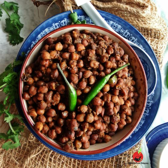 Indian Spiced Black Bengal Gram - Recipe photo by anshusfoododyssey