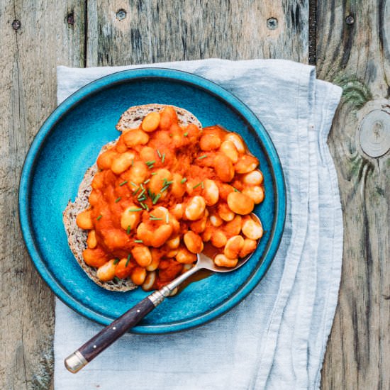 Homemade Vegan Baked Beans - Recipe photo by myvibrantkitchen