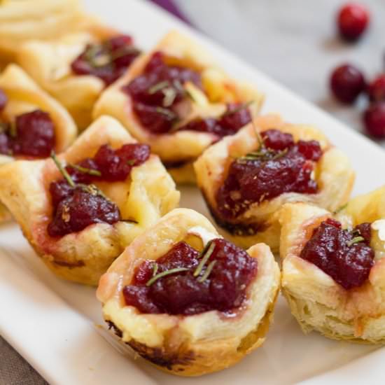 Cranberry Brie Bites - Recipe photo by Devour Dinner