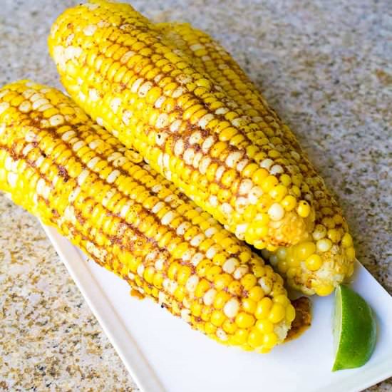 Grilled Mexican Street Corn - Recipe photo by Homemadeforelle